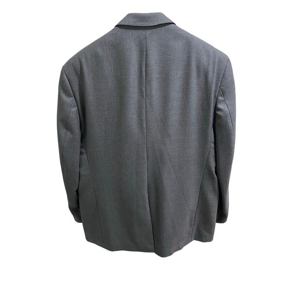 Ralph Lauren 3 Piece Suit 46L Gray Wool Jacket Vest Pants 36x34 Made canda - Picture 15 of 16